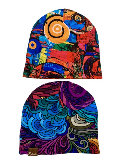 Czapka podwójna dwustronna Radość/Ciekawość