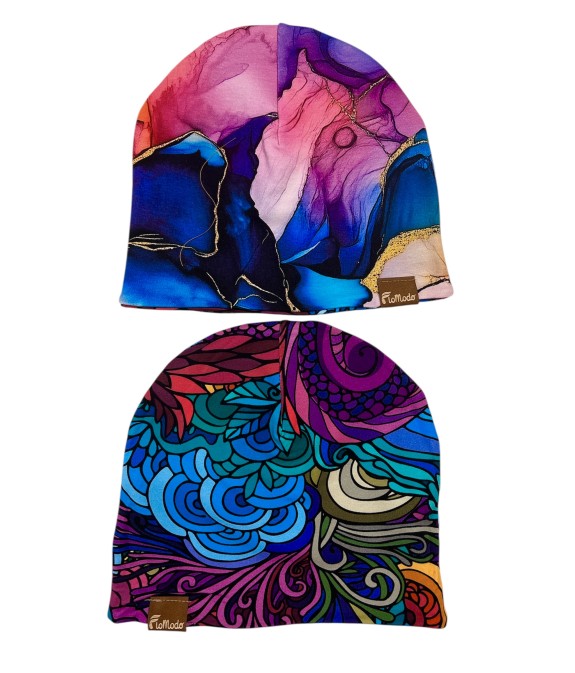 Czapka podwójna dwustronna Radość/Magiczna