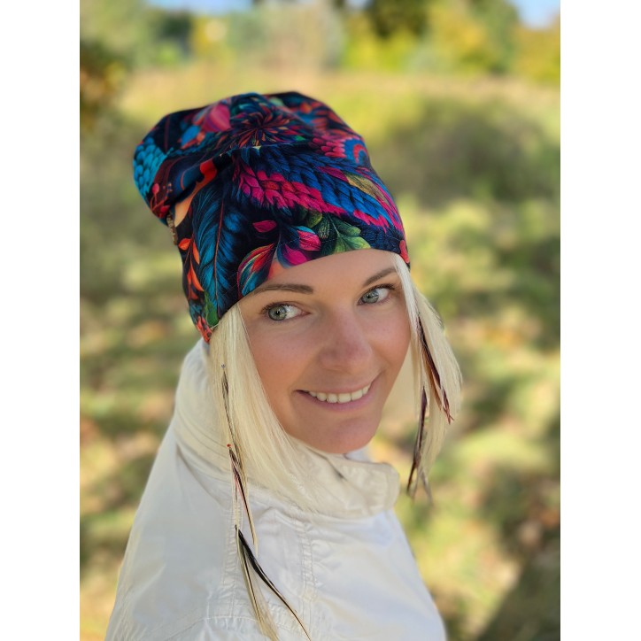 Czapka podwójna dwustronna  Na Bogato/Zachwyt