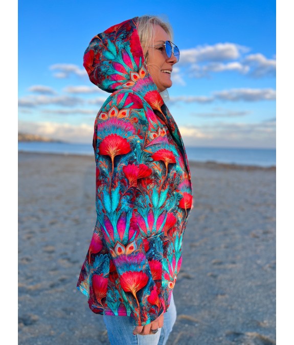 Marynarka z kapturem - Rozkwitaj