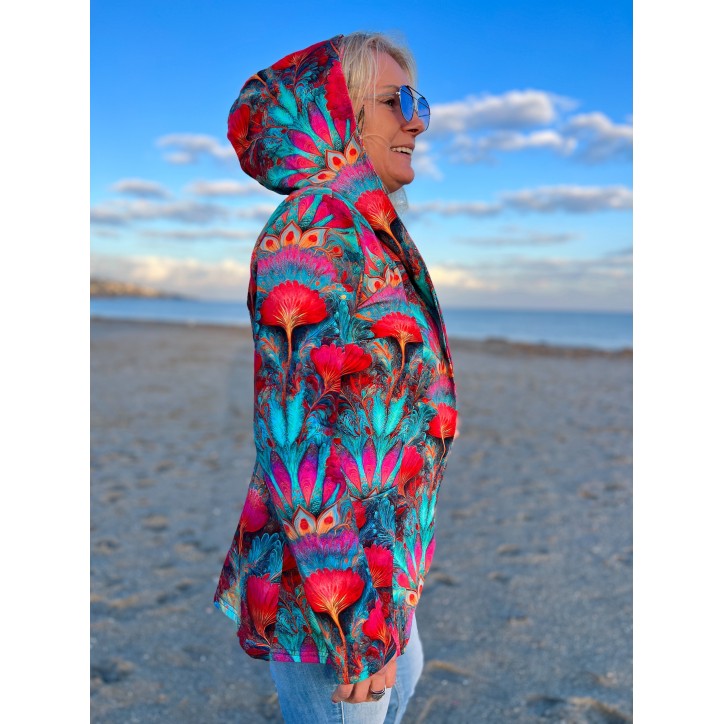 Marynarka z kapturem - Rozkwitaj