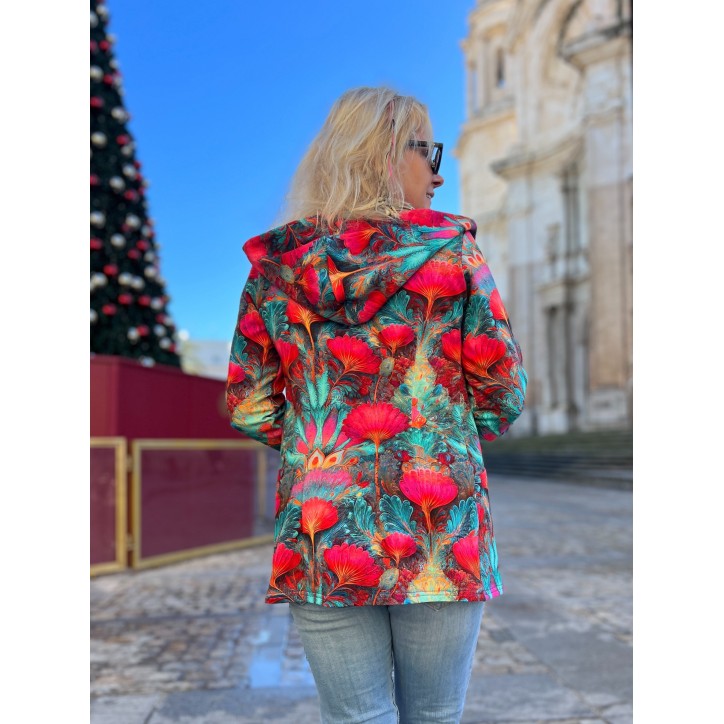 Marynarka z kapturem - Rozkwitaj