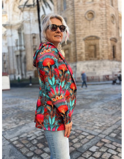 Marynarka z kapturem - Rozkwitaj