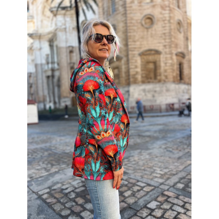 Marynarka z kapturem - Rozkwitaj