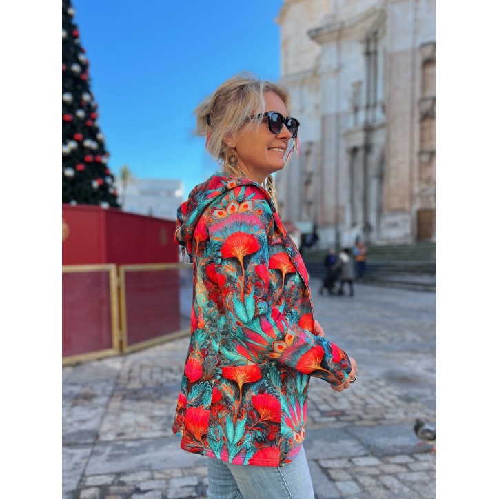 Marynarka z kapturem - Rozkwitaj