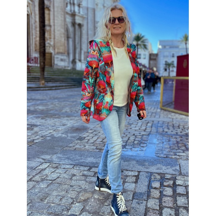 Marynarka z kapturem - Rozkwitaj