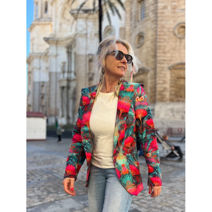 Marynarka z kapturem - Rozkwitaj