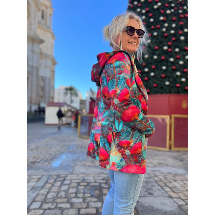 Marynarka z kapturem - Rozkwitaj