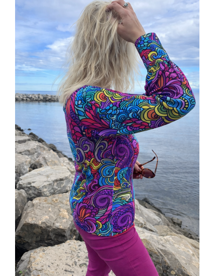 Bluzka buf - Radość dekolt okrągły