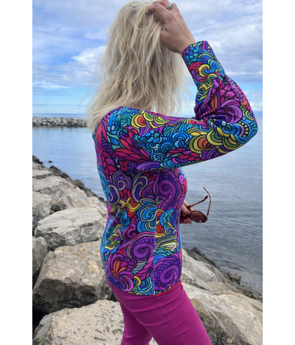 Bluzka buf - Radość dekolt okrągły