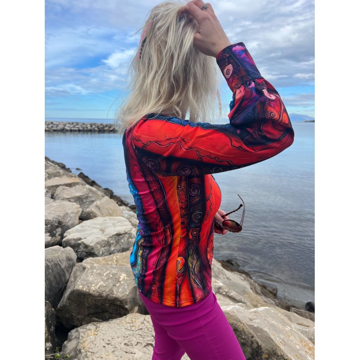 Bluzka buf - Kreacja dekolt okrągły