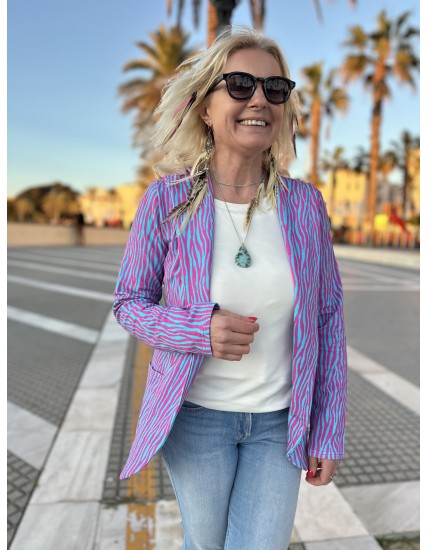 Marynarka z guzikiem Turkusowa Moc