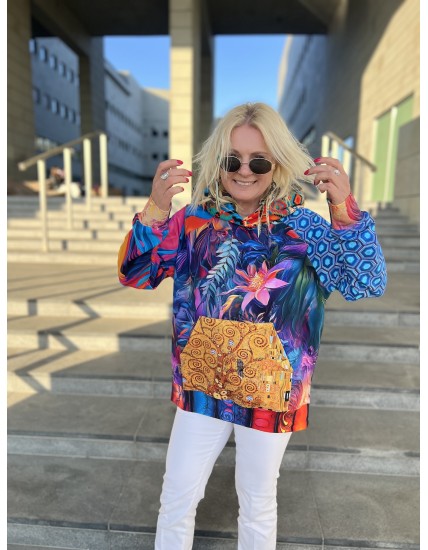 Bluza oversize S/M unikat (1)