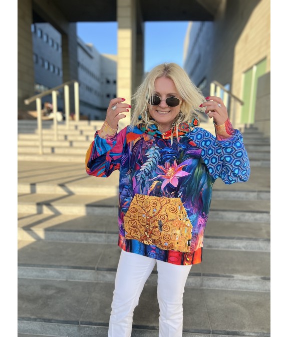 Bluza oversize S/M unikat (1)