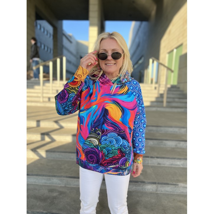 Bluza oversize S/M unikat (2)