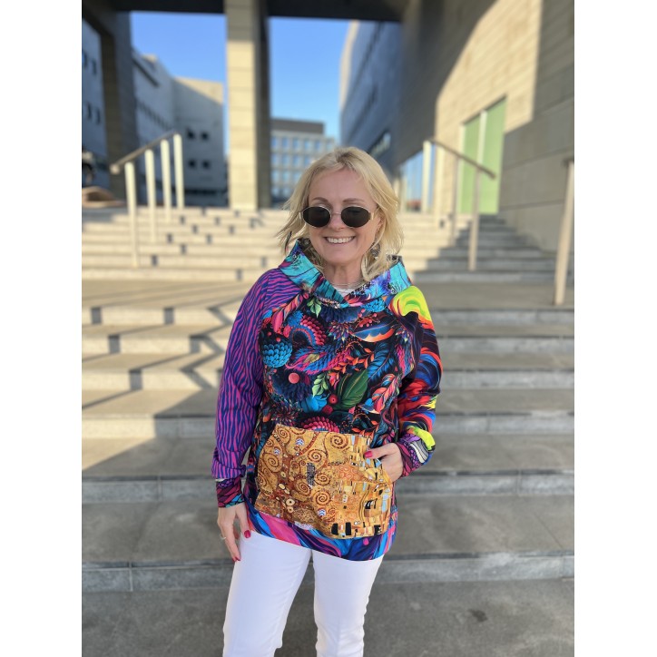 Bluza oversize S/M unikat (4)