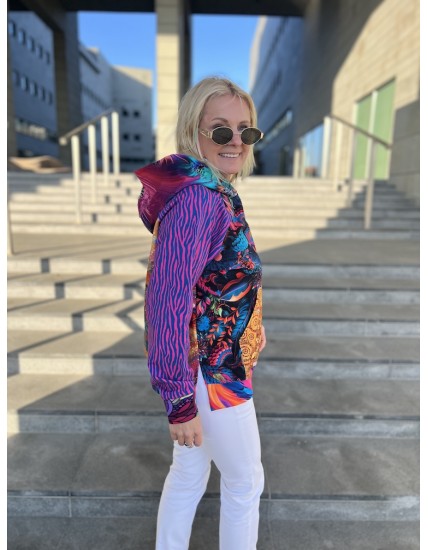 Bluza z Kapturem oversize unikat (4) S/M