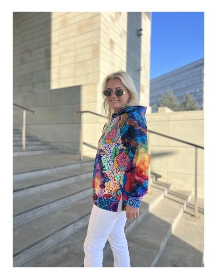 Bluza z Kapturem oversize unikat (5) S/M