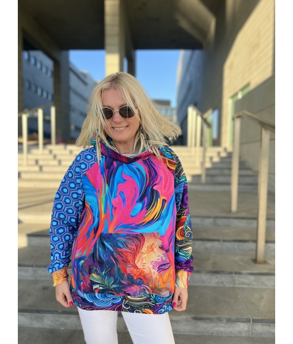 Bluza oversize S/M unikat (6)