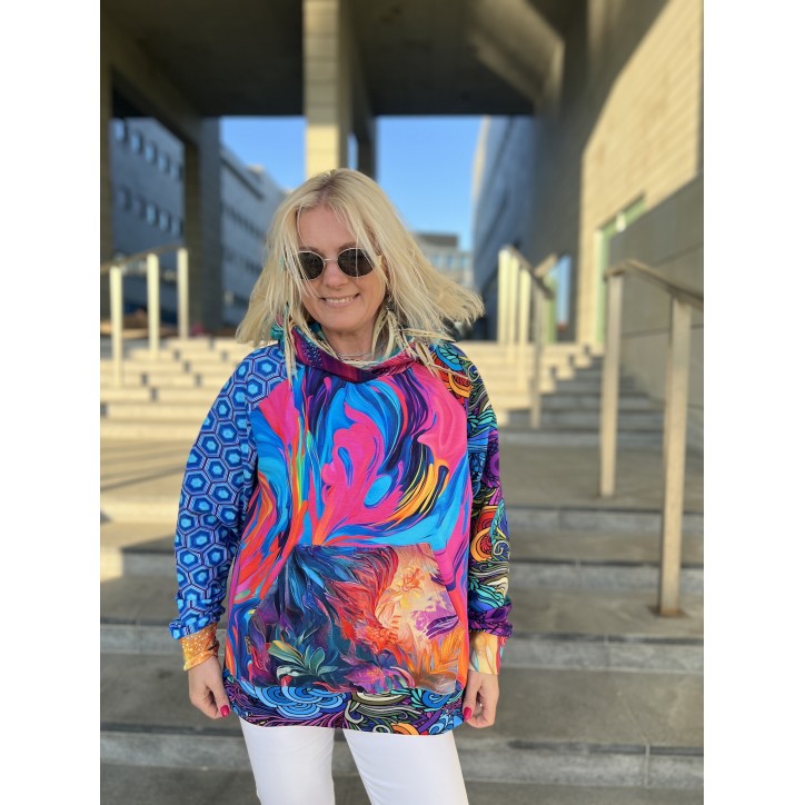 Bluza oversize S/M unikat (6)