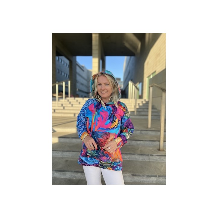 Bluza oversize S/M unikat (6)