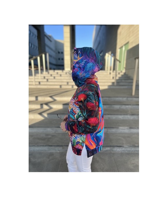 Bluza z Kapturem oversize unikat (8) S/M
