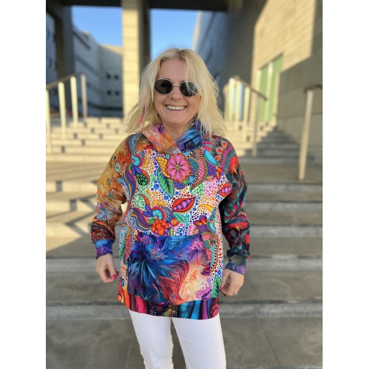 Bluza oversize S/M unikat (8)