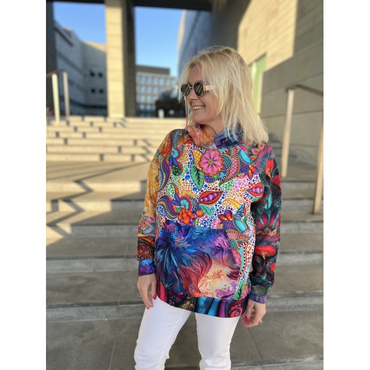Bluza oversize S/M unikat (8)