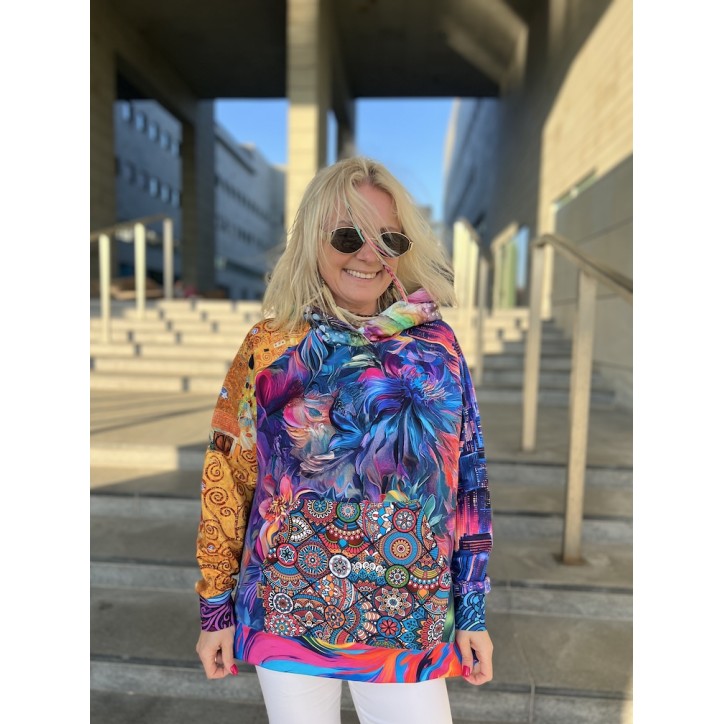 Bluza oversize S/M unikat (10)