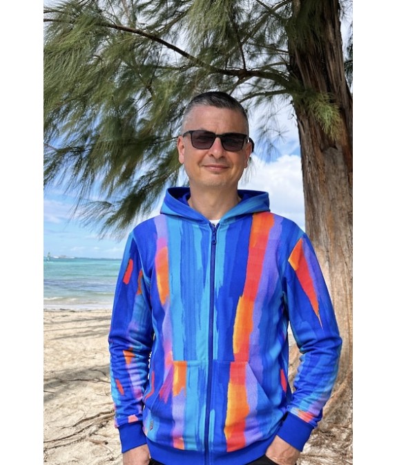 Bluza na zamek męska ściągacz Na Luzie