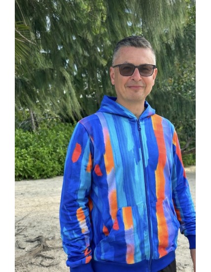 Bluza na zamek męska ściągacz Na Luzie