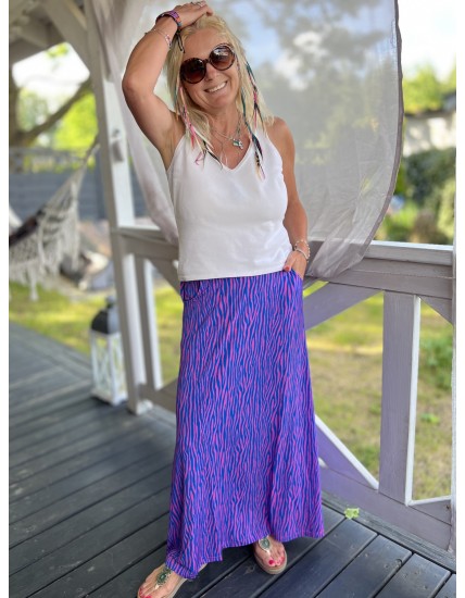 Spódnica Maxi wiskoza Moc Oceanu