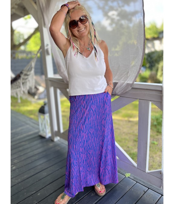 Spódnica Maxi wiskoza Moc Oceanu