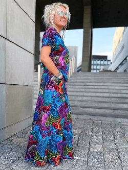 Spódnica Maxi wiskoza Radość
