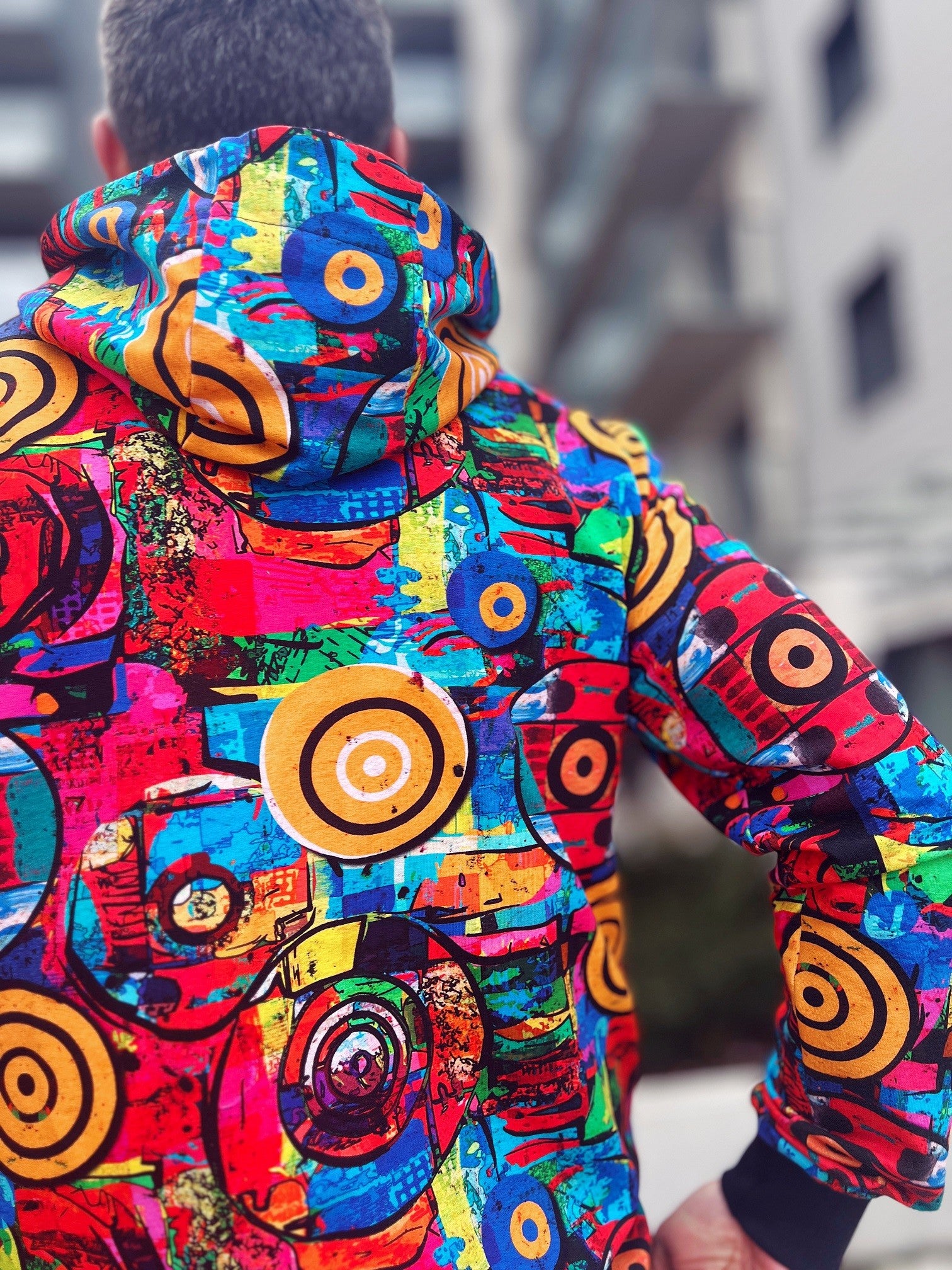 Bluza na zamek męska ściągacz Ciekawość