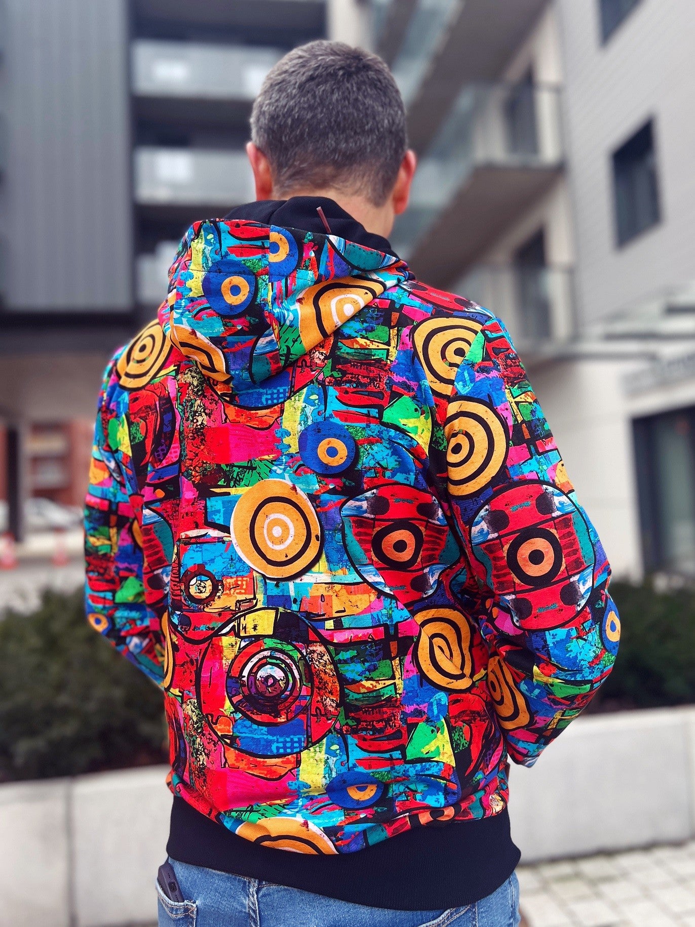 Bluza na zamek męska ściągacz Ciekawość