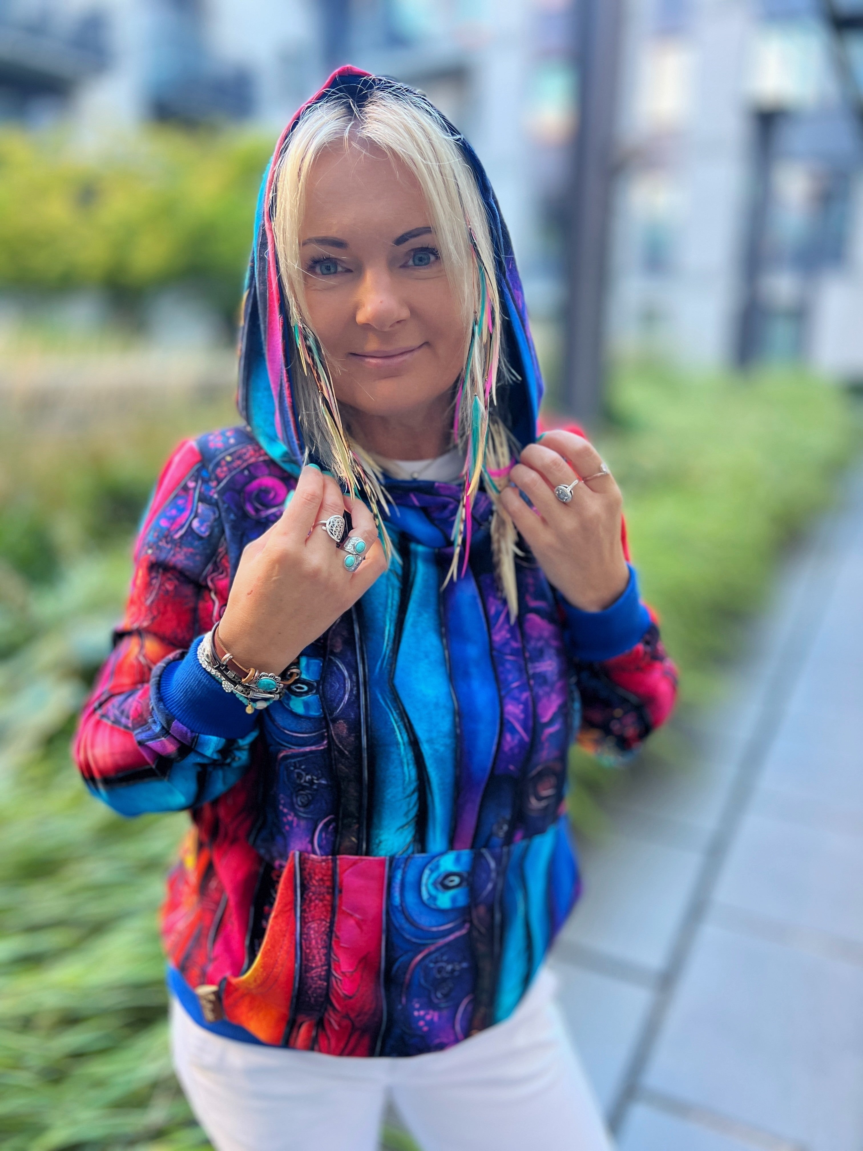 Bluza z Kapturem Kreacja Chaber