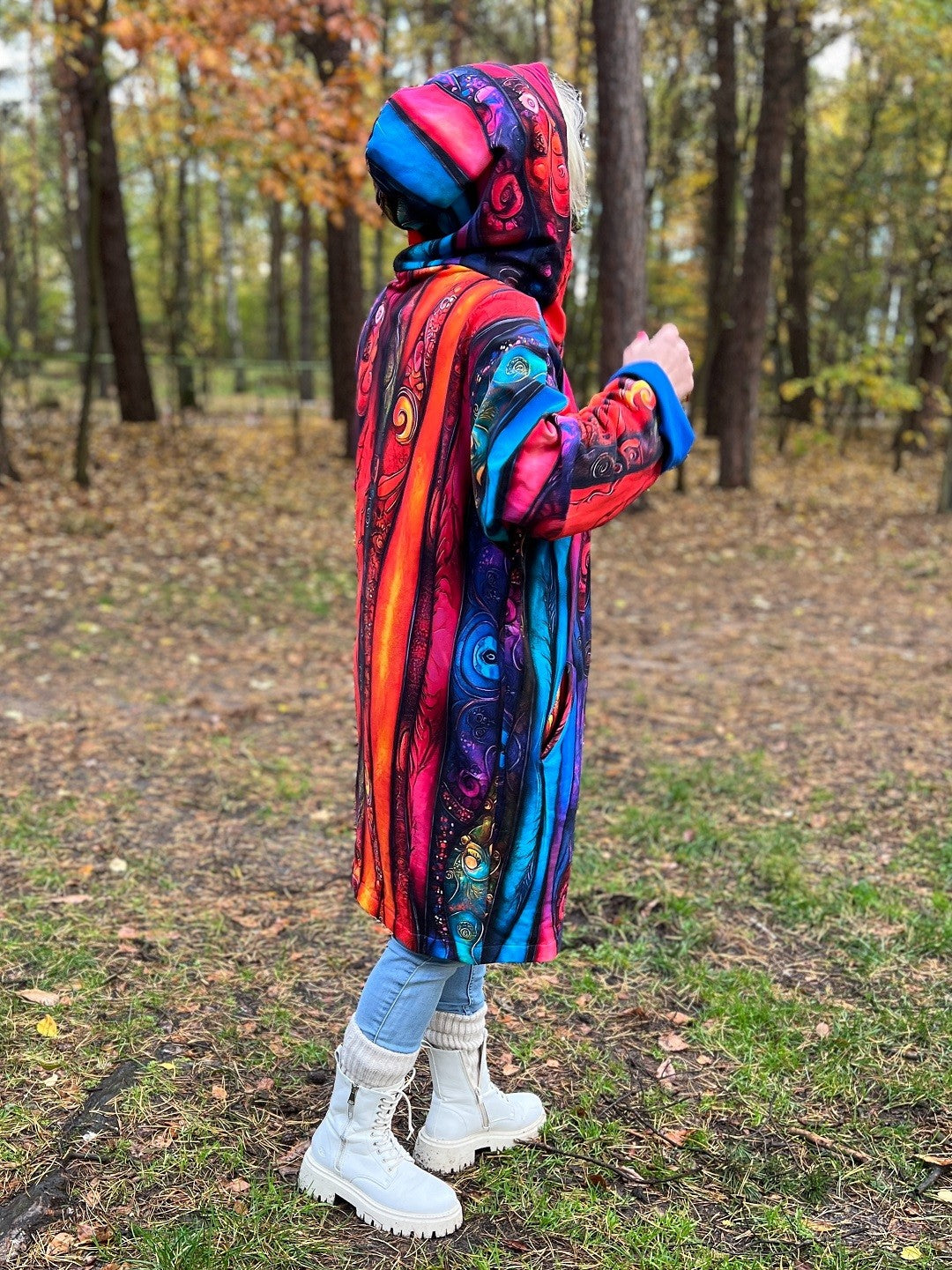 Bluza na zamek Płaszczyk Kreacja Chaber