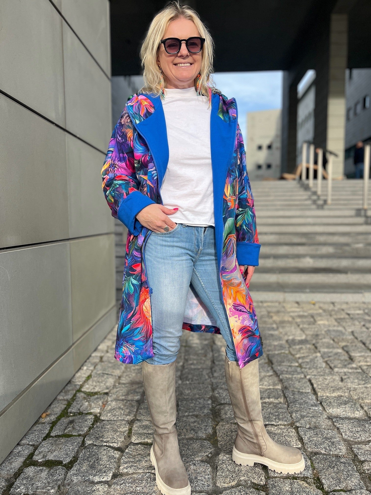 Bluza na zamek Płaszczyk Zachwyt Chaber