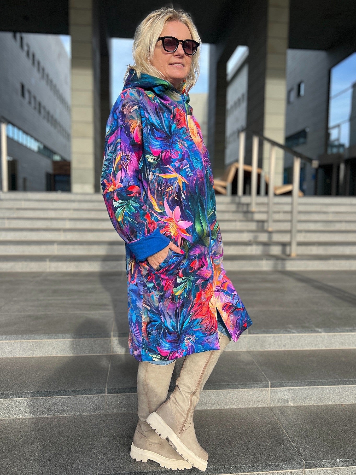 Bluza na zamek Płaszczyk Zachwyt Chaber