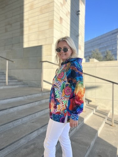 Bluza z Kapturem oversize unikat (5) S/M