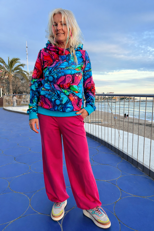 Bluza z Kapturem Inspiracja Turkus