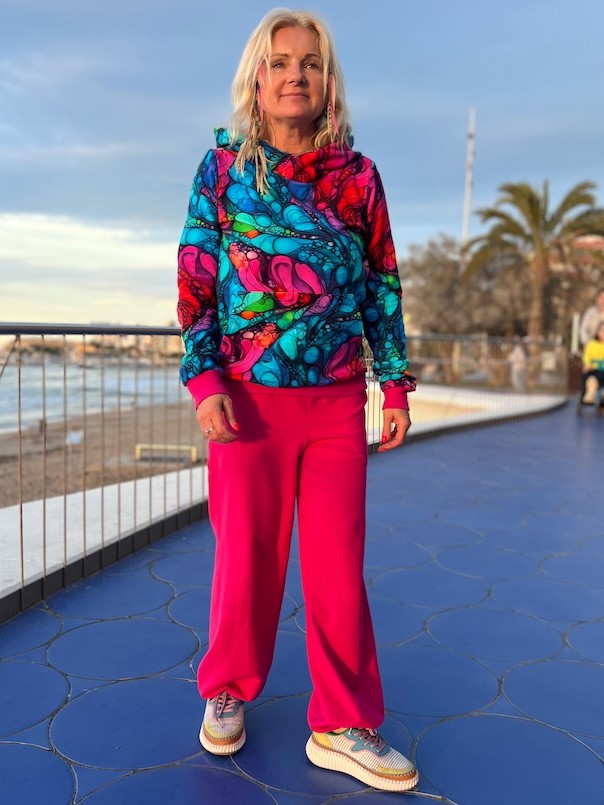 Bluza z Kapturem Inspiracja Fuksja
