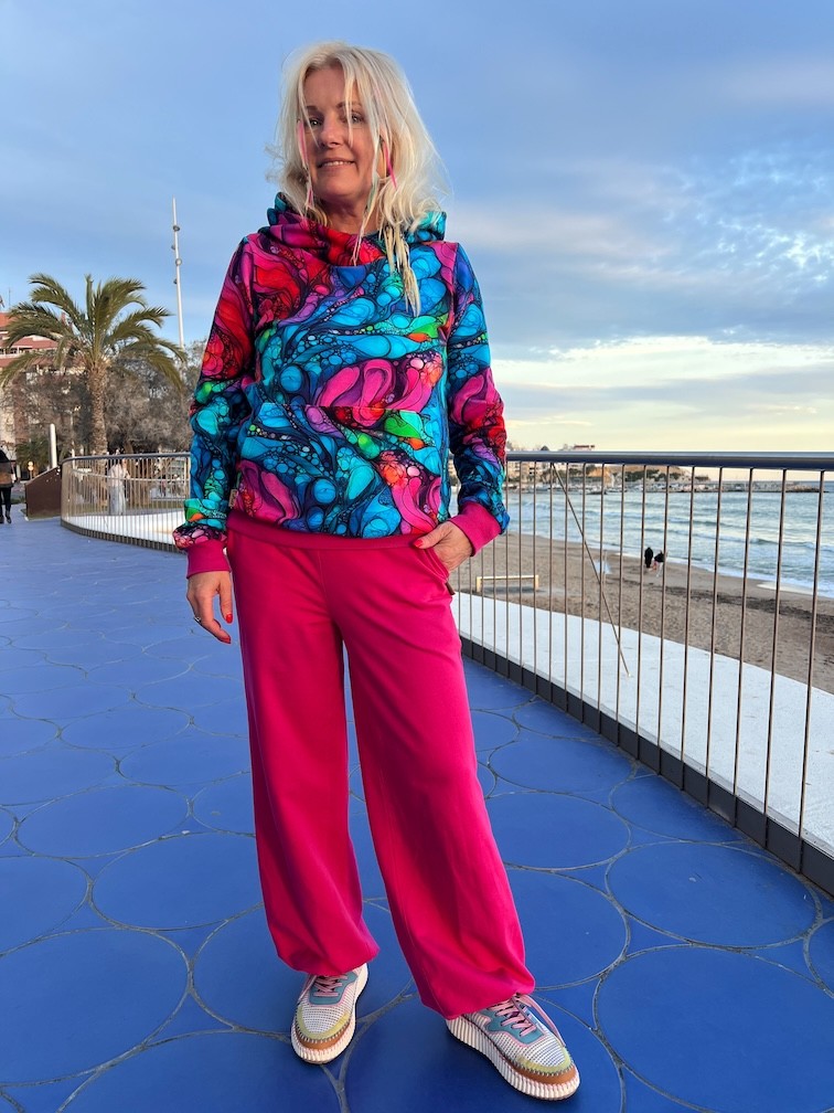 Bluza z Kapturem Inspiracja Fuksja