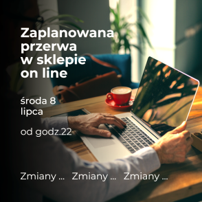 Planowana przerwa w sklepi on line